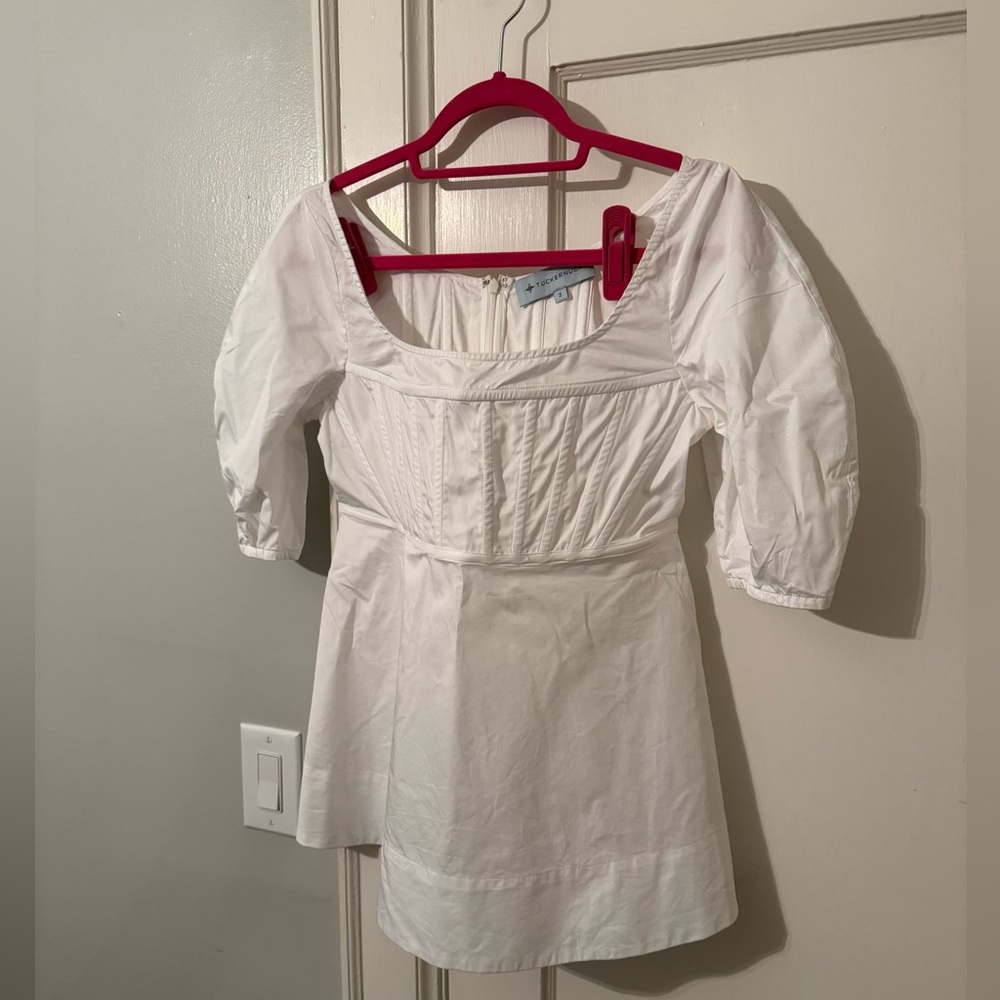 White Tuckernuck blouse